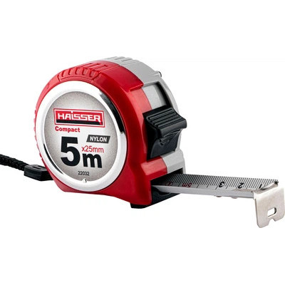 Рулетка 5м х25мм Haisser Compact 39949