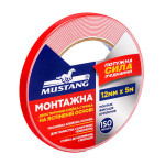 Скотч двосторонній 19мм х 2м Мустанг FTMO192 38011