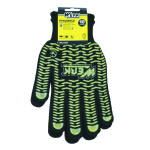 Перчатки роб ХБ жовті,чорні ПВХ WE2165H 179601