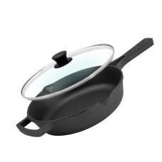 Сковорода чавунна Брізол 260х54мм з ручкою 152418