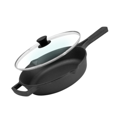 Сковорода чавунна Брізол 260х54мм з ручкою 152418