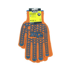 Перчатки роб ХБ помаранч, синій ПВХ WE2164H 179588