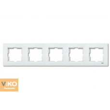 Рамка під вимикач 5-на Viko Карре горизонт 87702