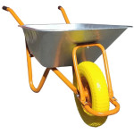 Тачка будівельна одноколісна з посил рамою WB6405 160кг (поліурітан. колесо) 179689