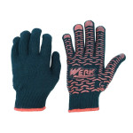 Перчатки роб ХБ чорні ПВХ WE2167H WERK 179653