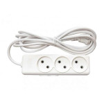 Подовжувач Люксел AURA 5м 3 гнізда 83035