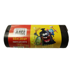 Пакети для сміття ДГ 60л 20шт 30839