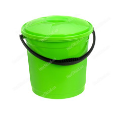 Відро з кришкою пластмас.10л R-Plast 79882 Україна