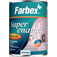 Емаль біла алкідна ПФ-115П ТМFarbex 3300106 0,25 кг(р)