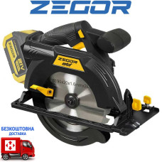 Пила циркулярна акум. ZEGOR CSCPP-21BL-190 + Акб, зарядний 67846