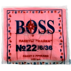 Пакет майка Boss/Comserv 22/5/36 100шт №22 79898 Україна