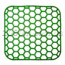 Решітка на раковину силікон Квадрат 25х25см 9123 79901