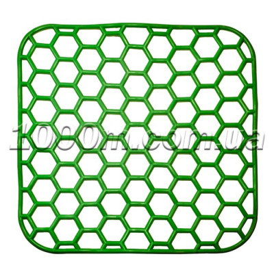 Решітка на раковину силікон Квадрат 25х25см 9123 79901