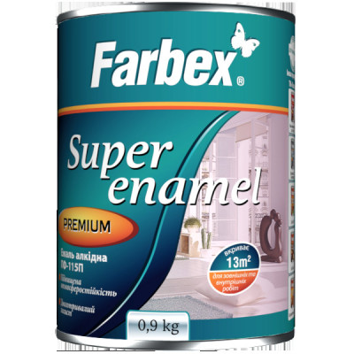 Емаль біла алкідна ПФ-115П ТМFarbex 0,25 кг 3300113