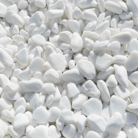 Камінь декор. мармуровий галька 10-30мм (17кг) (Греція) 19618