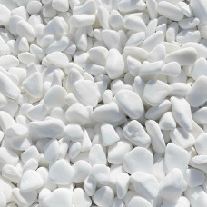 Камінь декор. мармуровий галька 10-30мм (17кг) (Греція) 19618