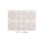 Протектор самоклеючий повстяний Vorel 20,38мм (12шт/наб) 391176