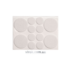 Протектор самоклеючий повстяний Vorel 20,38мм (12шт/наб) 391176