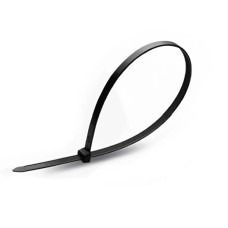 Хомут монтажний 3х250 HAISSER чор/біл нейлон (за 1шт, 100/уп) 391186