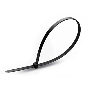 Хомут монтажний 3,6х200 HAISSER чор/біл нейлон (за 1шт, 100/уп) 391187