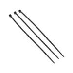 Хомут монтажний 5х250 HAISSER чор/біл нейлон (за 1шт, 100/уп) 391195