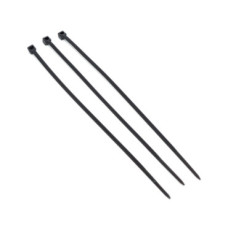 Хомут монтажний 5х250 HAISSER чор/біл нейлон (за 1шт, 100/уп) 391195