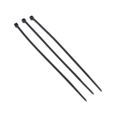 Хомут монтажний 5х250 HAISSER чор/біл нейлон (за 1шт, 100/уп) 391195