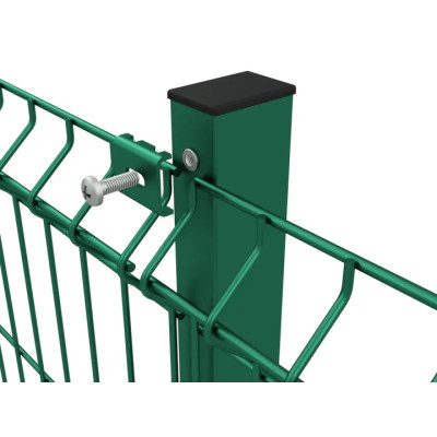 Стовп для паркану Стандарт-колор +ПВХ 60х40мм. 2.5м. оцинк 5отв 47398