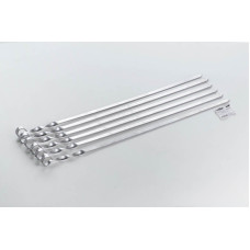 Шампур нерж сталь 3ммх12х570мм плоский 79939
