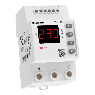 Реле напруги DigiTOP VP32A M3R 3P 32A 68796