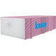 Гіпсокартон вогнестійкий Knauf 2500x1200х12,5 мм 19634