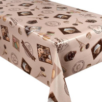 Клейонка Декорама Версаче беж. за 1м.п. 79981