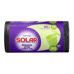 Пакети для сміття 35л\50шт Solar 30873