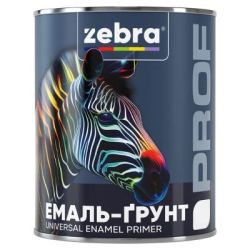 Емаль-грунт  Зебра PROF синя 48 0,25кг 3300148 Zebra