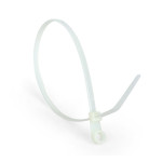 Хомут кабель з Кільцем 150х3,6мм білі (за 1шт) 31992