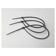 Хомут монтажний 3*150мм  чорний/білий (100шт) 22065