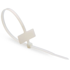 Хомут монтажний 3х200 білий Takel 31977