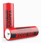 Акумулятор АКБ 18650 Li-ion 2000mah Vargo 67727
