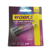 Батарея акумуляторна Li-ion WRB-18650 2200mah 68733