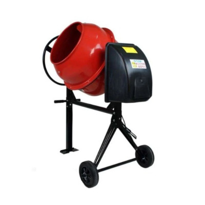 Бетонозмішувач СМ160П бак 160л 650Вт вага 60кг готова суміш 120л