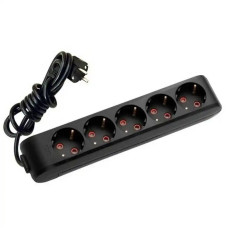 Подовжувач VIKO 2м 5 гнізд з/з чорн Турція 83008