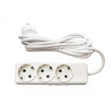 Подовжувач Люксел 5м 3 гнізда 83007