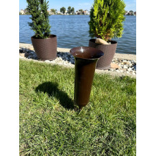 Ваза для квітів пласт Флакон Конус 37мм 151032