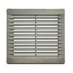 Вентиляційна решітка Сіра 252х252мм 61-108 14010
