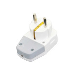 Вилка з/з 10А біла AY-KA 62-13-04 87210