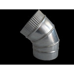 Відвід гофра оцинкований д100 45* 27163 Україна