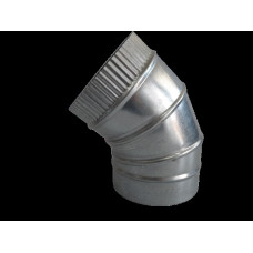 Відвід гофра оцинкований д100 45* 27163 Україна