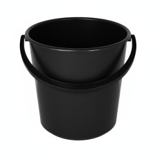 Відро 10л чорне П-агро пласт. руч 15192