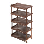 Поличка для взуття 5-ярусна R-пластік нормал коричнева 151489