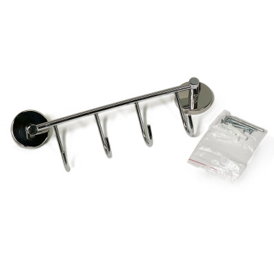 Вішалка хром 4 крючки А+ 15800